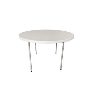 Mesa Redonda Blanca 120x 74cm 1 Pz