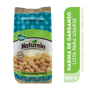 Naturelo Harina de Garbanzo Premium 567g 560 g