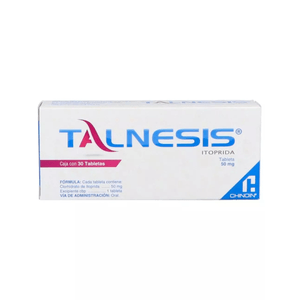 Talnesis 50 Mg 30tab Itoprida 1 Pz