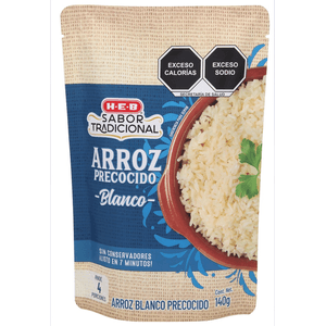 Arroz Precocido Blanco Sabor Tradicional 140 Gr