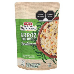 HEB Arroz Precocido Jardinera 140 g