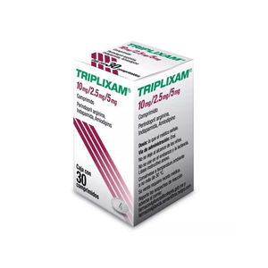 Triplixam 10/2.5/5mg 30com Perindopril 1 Pz
