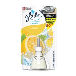 Glade Aromatizante para Auto Sport Citrus RF Líquido 7 ml 1 pz