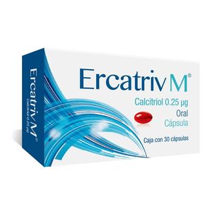 Ercatriv M 0.25mcg 30 Cap Calcitriol Gen 30 Pz