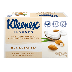 Kleenex Jabón en Barra Crema de Coco 135 g