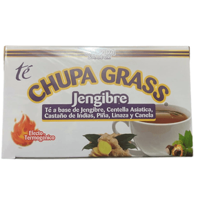 Té Chupa Grass Sabor Jengibre 30 Pz