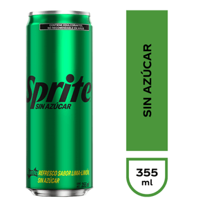 Refresco Sabor Lima-Limón Sin Azúcar 355 Ml