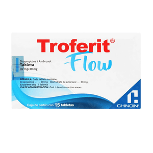 Troferit Flow 30/30 Mg 15 Tab Dropropizina, Ambr 1 Pz