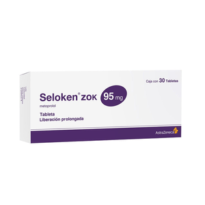 Seloken Zok 95mg 30 Tab Metoprolol 1 Pz