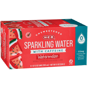 Sparkling Water Cafeina Sandia 8 Pack 355ml 1 pz