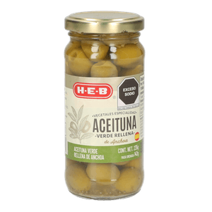 HEB Aceituna Verde Rellena de Anchoa 235 g