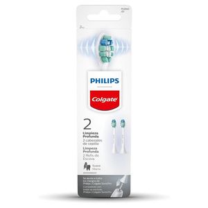 Colgate Philips Repuesto Cepillo de Dientes Eléctrico Limpieza Profunda 2 U