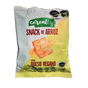 Cerealty Snacks de Arroz Sabor Queso Vegano 50 g