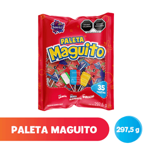 Sonrics Paleta Maguito 297.5 g 35 Pz