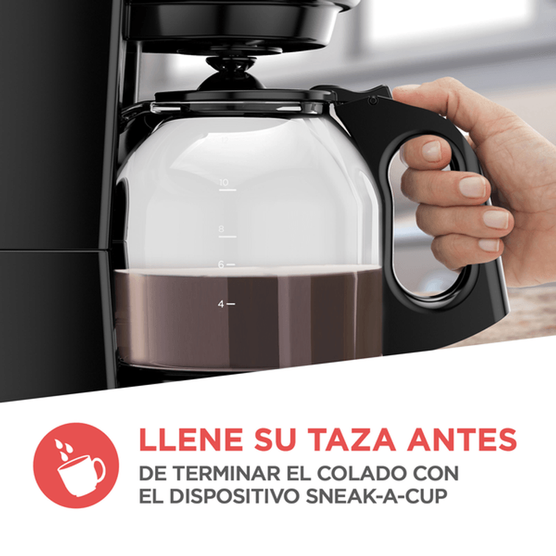 Cafetera de 12 Tazas BLACK+DECKER - Comercial Medrano