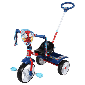 Apache Triciclo Clasico Spiderman con Barra de Empuje 1 pz