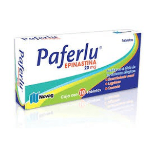 Paferlu 20mg 10 Tab Epinastina Gen 10 Pz