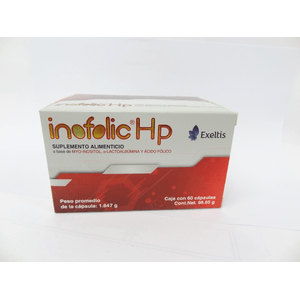 Inofolic Hp 60 Caps Suplemento Alimenticio 60 Pz