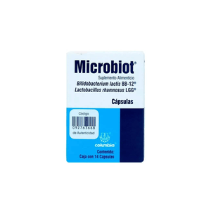 Microbiot 14 Caps Suplemento Alimenticio 14 Pz