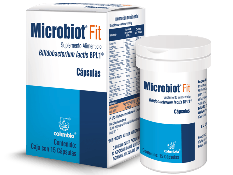 Columbia Microbiot Fit 15 Caps Suplemento Alimenti - H-E-B México