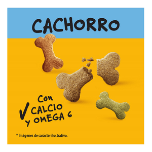 Biscrock Botana para Perros Cachorro 225 g Titán Alimento Seco para Perros Carne de Res 2 kg