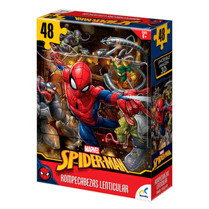 Rompecabezas Lenticular Spiderman 48 Pz