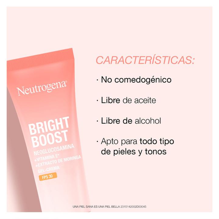 Neutrogena Crema Facial Bright Boost Neoglucosamina FPS 30 40 G - H-E-B ...