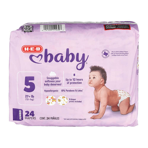 HEB Baby Pañales Etapa 5  12+ kg 24 pz