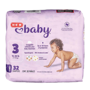 HEB Baby Pañales Etapa 3  de 7 a 13 kg 32 pz