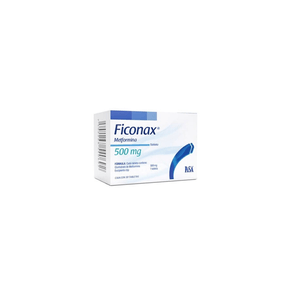 Ficonax 500mg 30 Tab Metformina 30 Pz