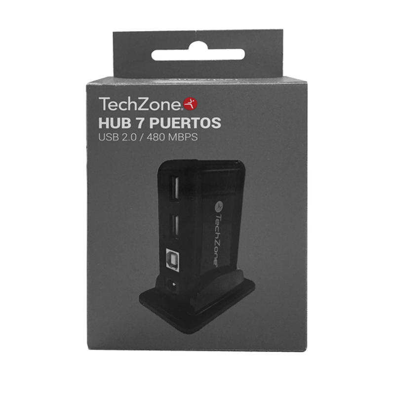 Hub 4 Puertos USB 2.0 – TechZone MX