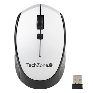 Mouse Inalámbrico 1600 Dpi Plata 1 Pz