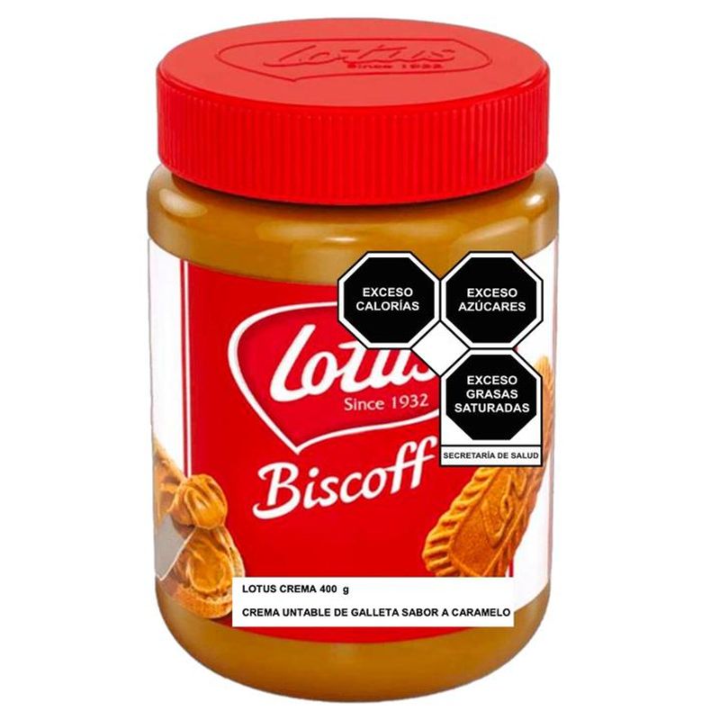 Lotus Crema de Galleta Biscoff 400 g - H-E-B México