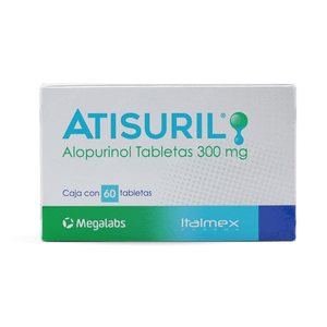 Atisuril 300 Mg Tab 60 Alopurinol 60 Pz