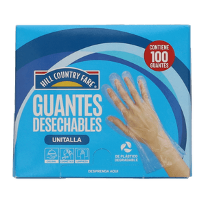 HCF Guantes Desechables Unitalla 100 pz Guantes Desechables Unitalla 100 Pz