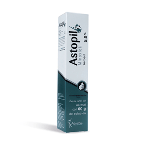 Astopil Solucion 5% Aerosol 60g Minoxidil 1 Pz