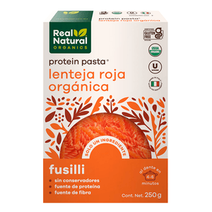 Real Natural Pasta Fusilli de Lenteja Orgánica 250 g