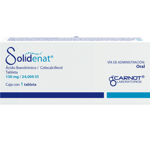 Solidenat 150mg/24000ui 1 Tab Acido Ibandronico Co 1 Pz