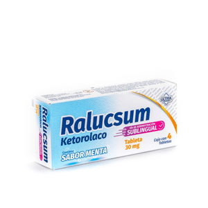 Ralucsum  30mg  4 Tab Subl Ketorolaco Gen 4 Pz