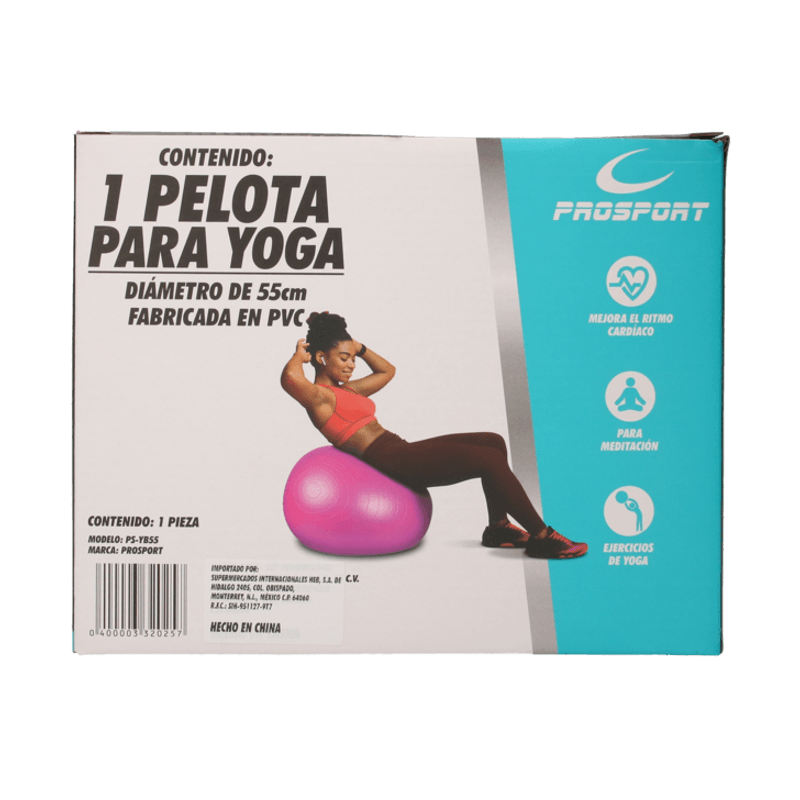 Comprar Pelota Yoga 55Cm C/Bomba