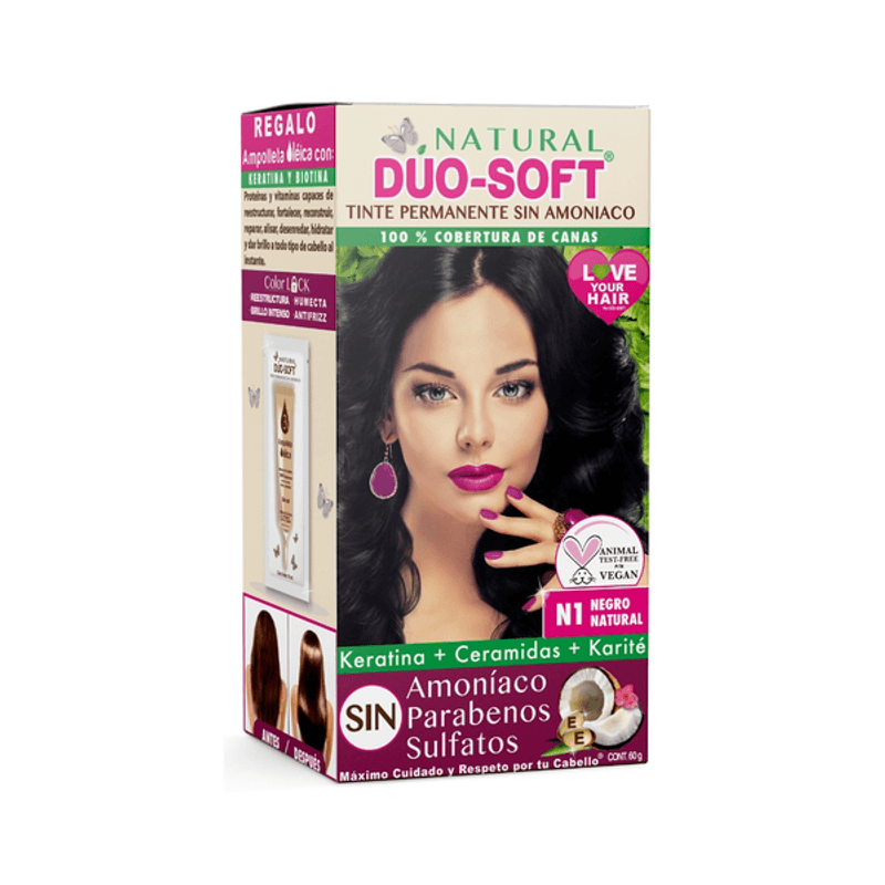 Natural Duo Soft Tinte Sin Amoniaco N1 Negro Natur - Mi Tienda del Ahorro