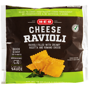 HEB Pasta Ravioli Queso 539 g