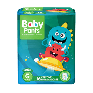 Baby Pants Calzon Entrenador Niño Talla Grande 16 pz