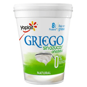 Yoplait Yogurt Griego sin Azúcar Natural 442 g Yogurt Complete Vainilla 296 g