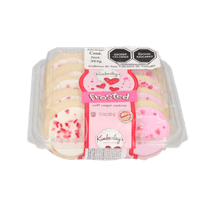 San Valentin Galleta Azucar Blanda Sabor Vainilla 383 Gr