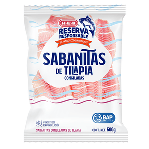 HEB Sabanitas de Tilapia 500 g