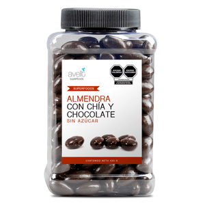 Almendras con Chía Y Chocolate 430 Gr