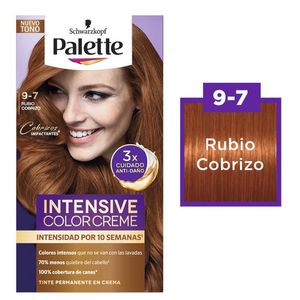 Tinte para cabello Palette Color Creme Rubio Cobrizo  9-7 Palette Tinte para cabello color creme rubio cobrizo 9-7