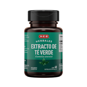 HEB Extracto De Te Verde con 60 pz