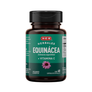 HEB Equinacea + Vitamina C con 60 pz